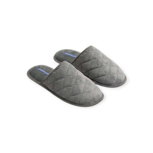 Picture of SLIPPERS - GREY VELVET